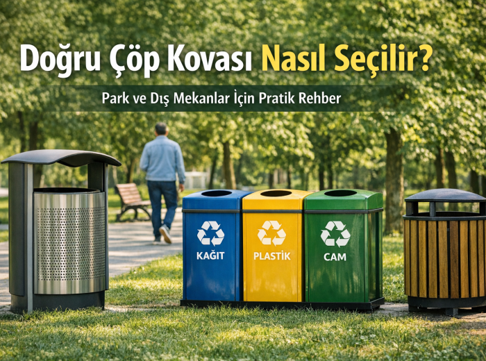 Park ve Dış Mekanlar İçin Doğru Çöp Kovası Nasıl Seçilir?